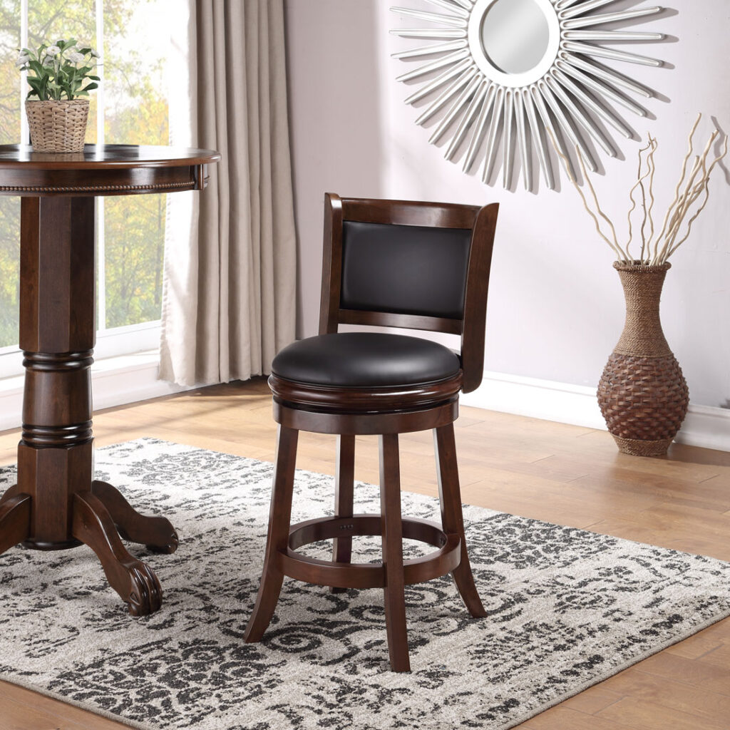 Boraam Augusta- Swivel Bar Stool