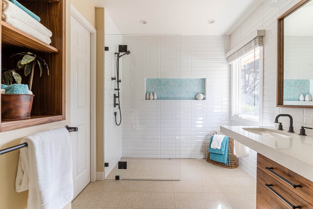 Built-In Shower Space