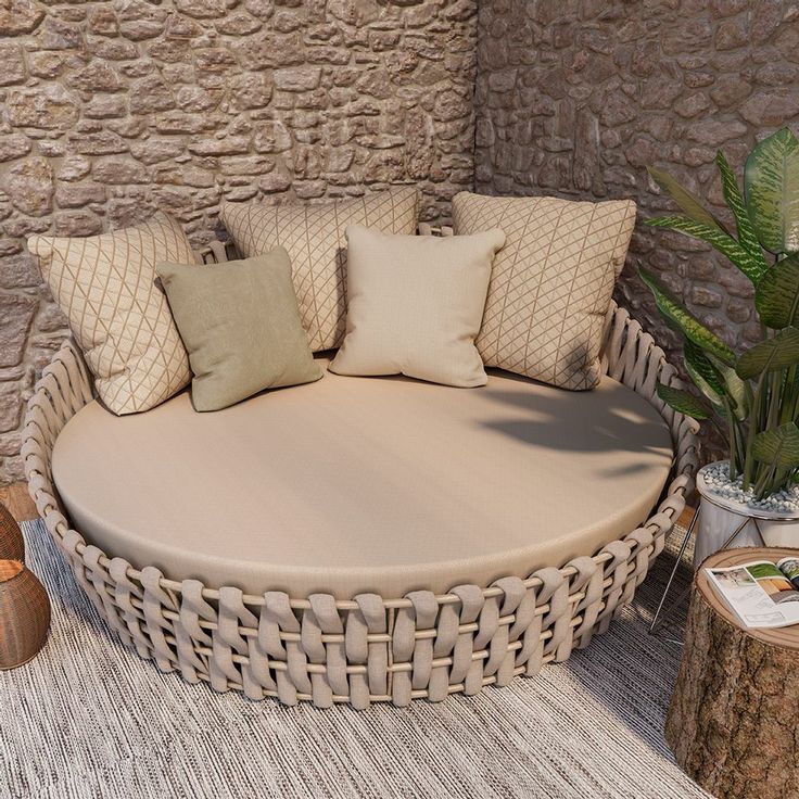 Daan 55'' Wicker Outdoor Patio Daybed