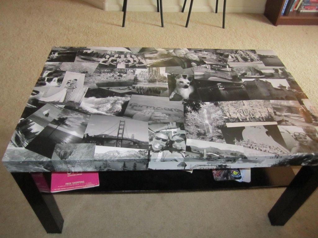 Decoupage Table Top