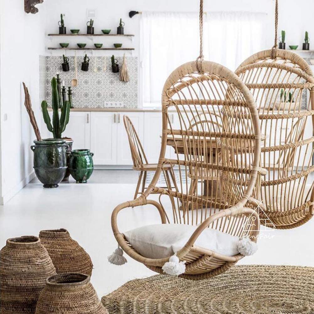 Indoor basket swing online chair