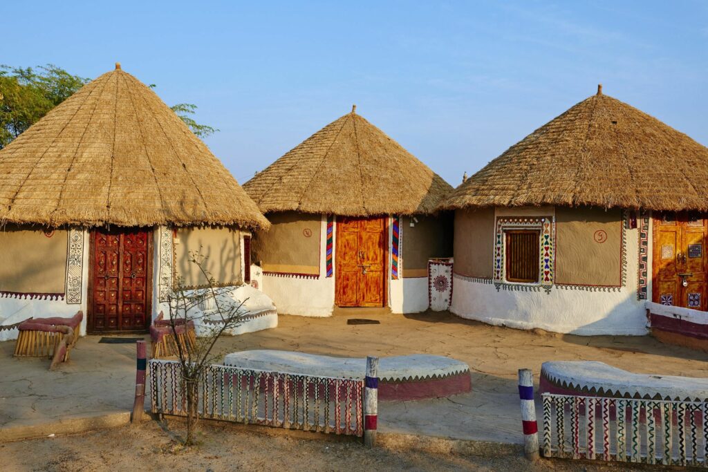 Hut-Styled Village House Front
