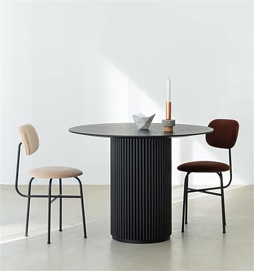 NIUYAO Round Solid Wood Dining Table