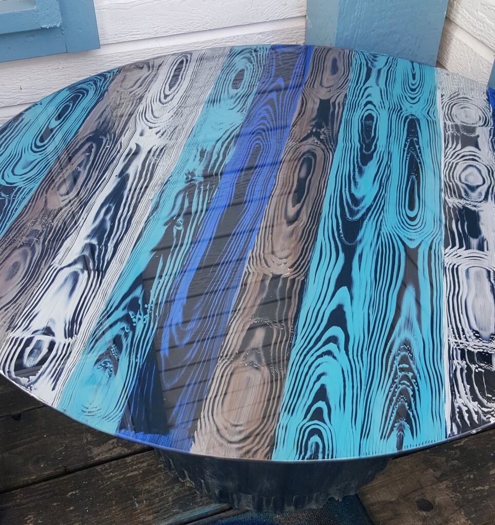 Painted Glass Top