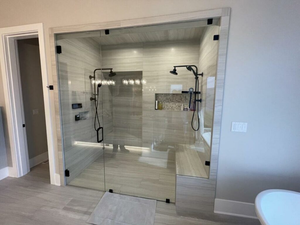 Shower in Sitting Space