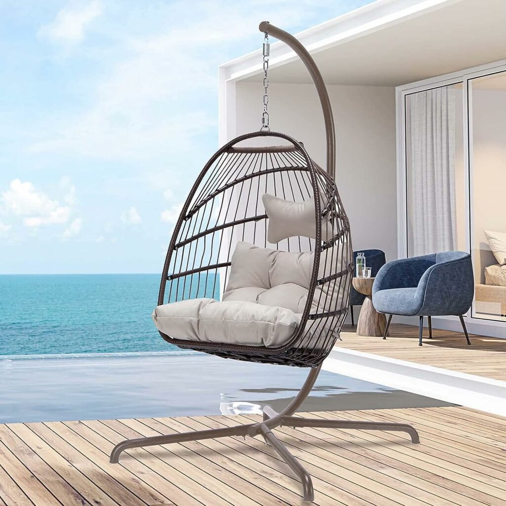 The Best Overall Chair- Bulexyard Swing Egg Chair