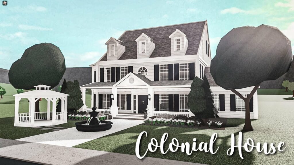 The Cool Colonial Bloxburg House